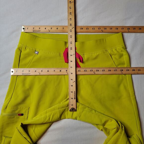 Figs Women's Size LT Zamora Jogger Scrub Pants Green - Picture 2 of 7